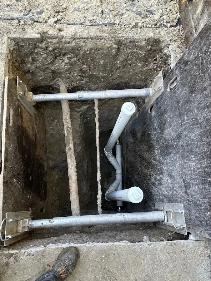 Experienced plumber completing Gas Line Repair work in Frederick